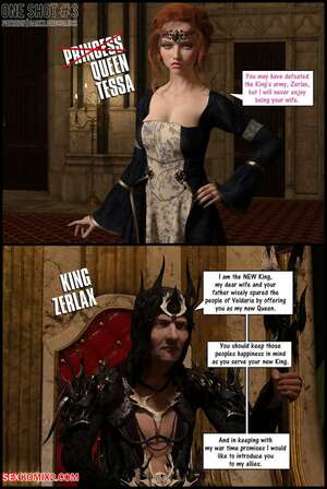 Porn comic Queen Tessa. Chapter 1. DarkLord.