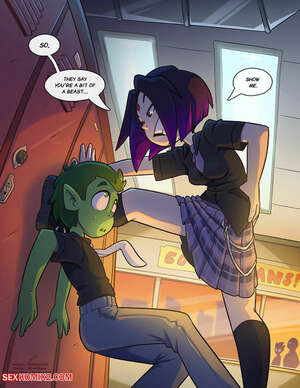 Porn comic Raven & Beast Boy. TheOtherHalf