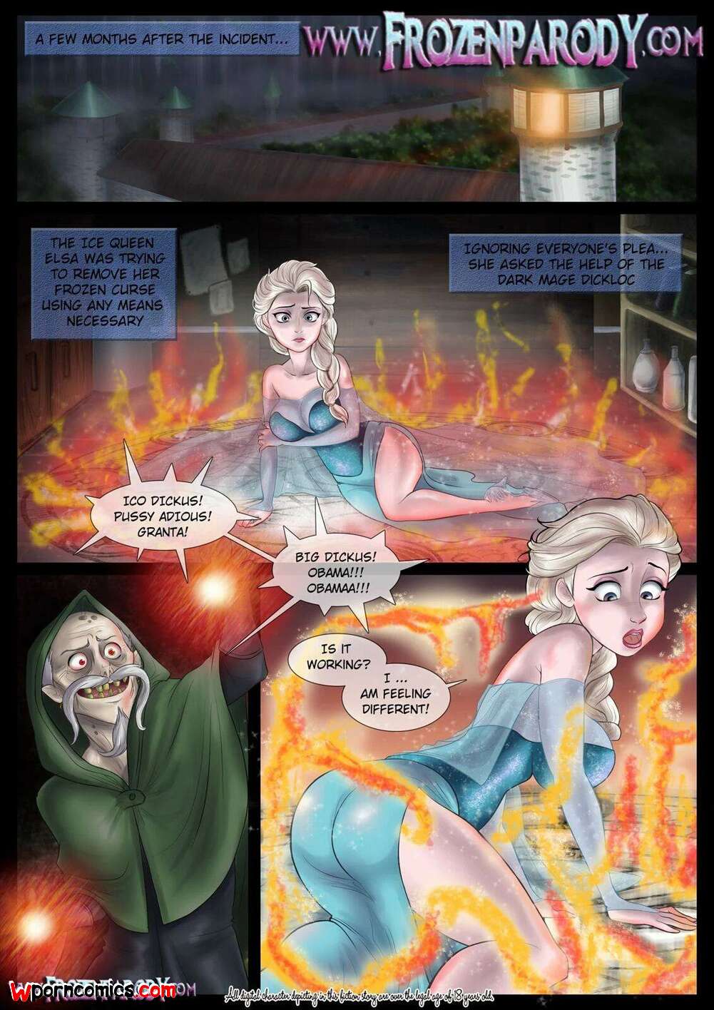 Porn comic Removing The Curse. Frozen