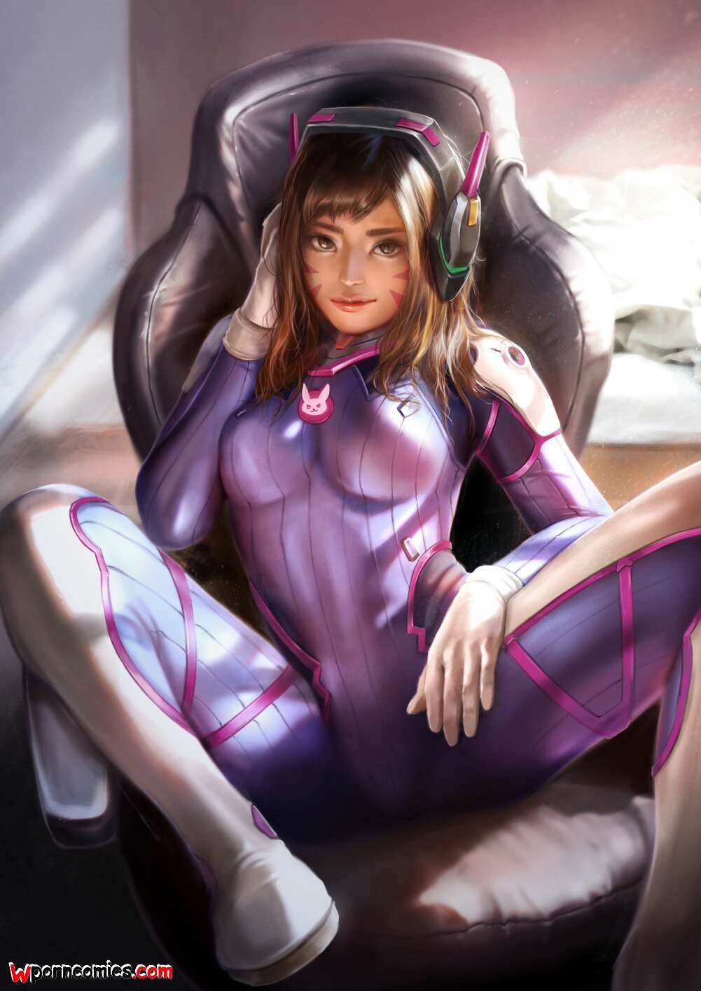 Porn comic Reward 6. D.Va. Facemark. Overwatch. Firolian.