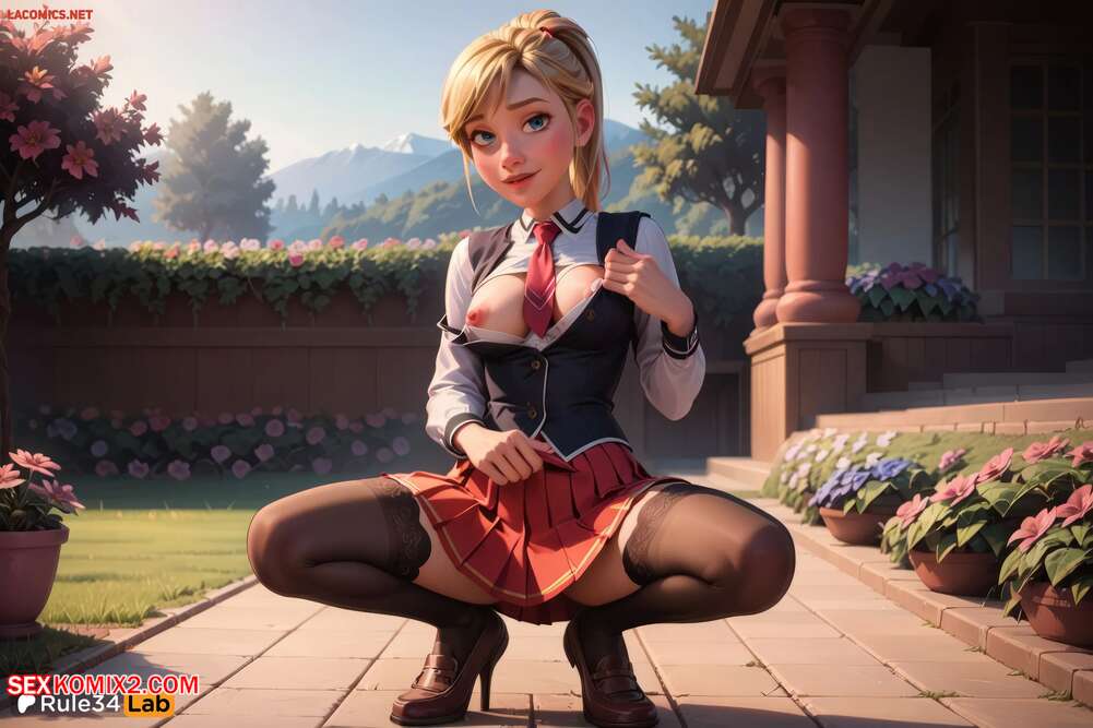 Porn comic Riley Andersen in a Bible Black Uniform. Rule34Lab