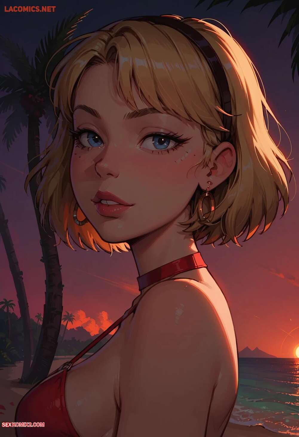 Porn comic Rita Loud on the Beach. LowFireStudios