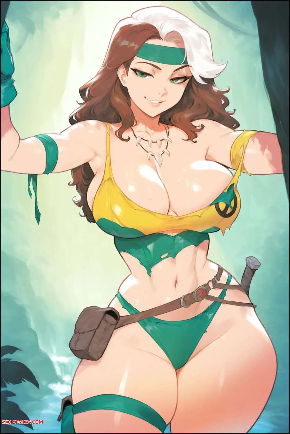 Porn comic Rogue Savage Land. Milfanimee