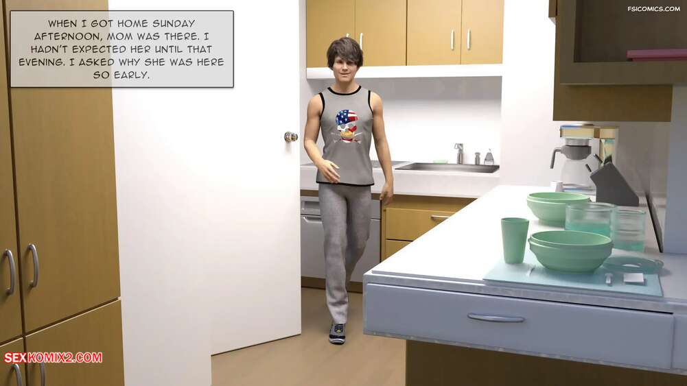 Porn comic Rooming with Mom. Chapter 2. SaturnSky69