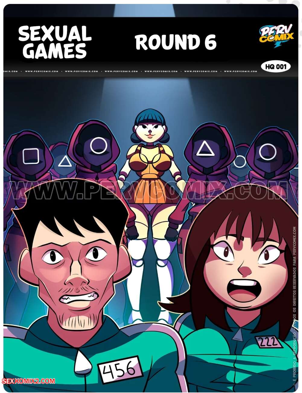 Porn comic Round 6. Sexual games. Chapter 1. Round 6. Jogos de sexo. PervComix