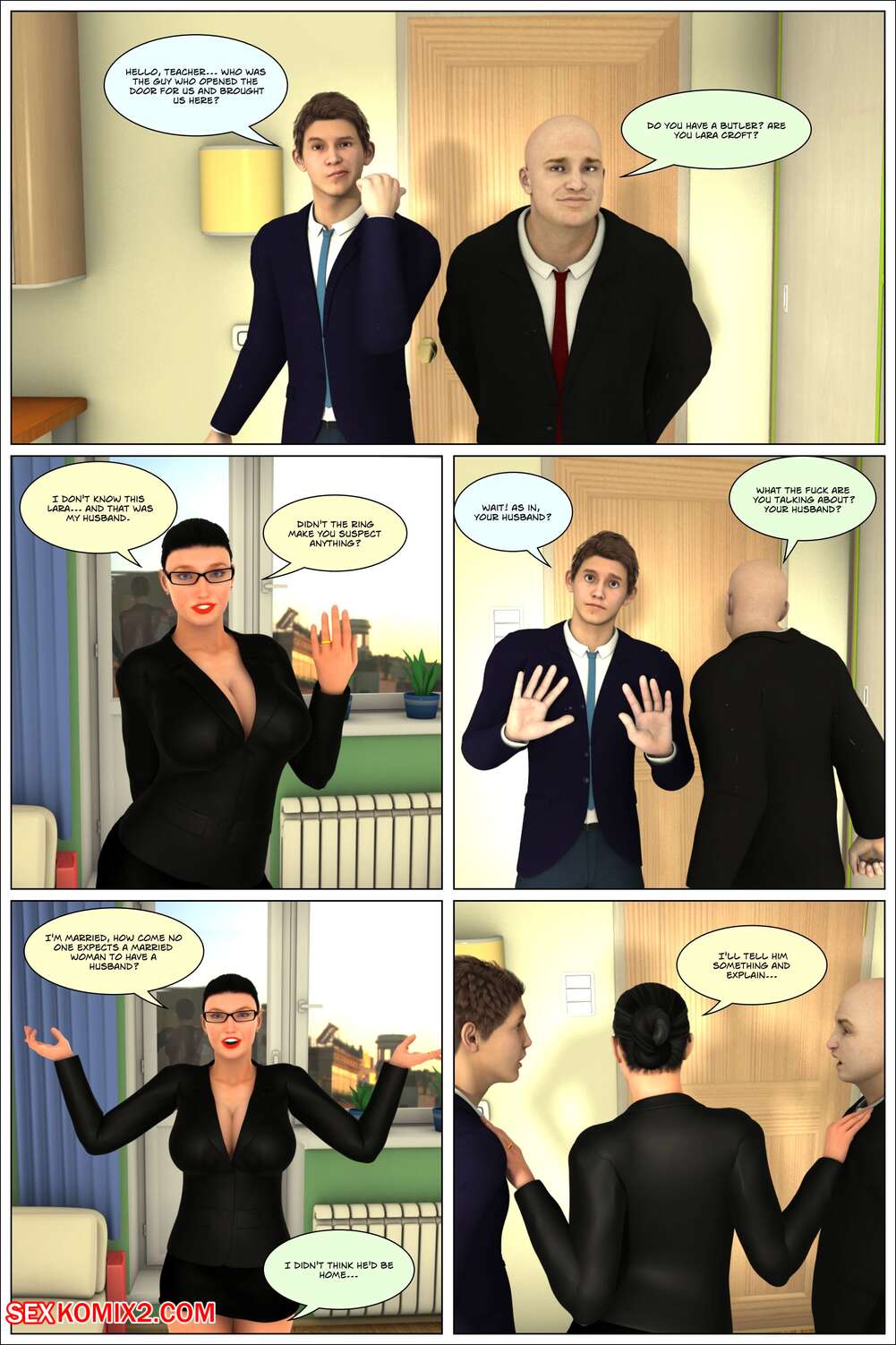 Porn comic Samantha. Home Visit. Chapter 8. Giginho.