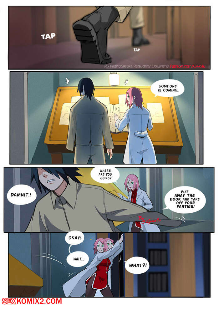 Porn comic Sasuke Retsuden. Sex Night. Gwollu.