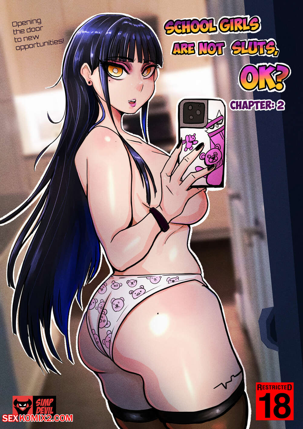 Porn comic School girls are not sluts, OK. Chapter 2. Simp Devil
