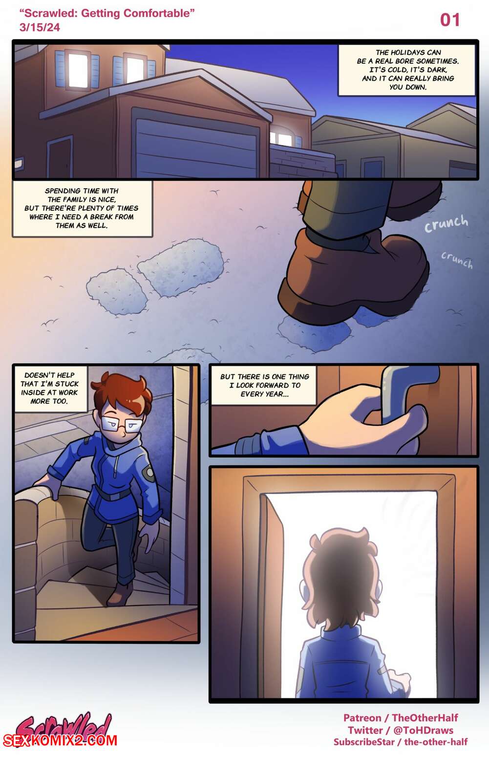 Porn comic Scrawled. Getting Comfortable. TheOtherHalf