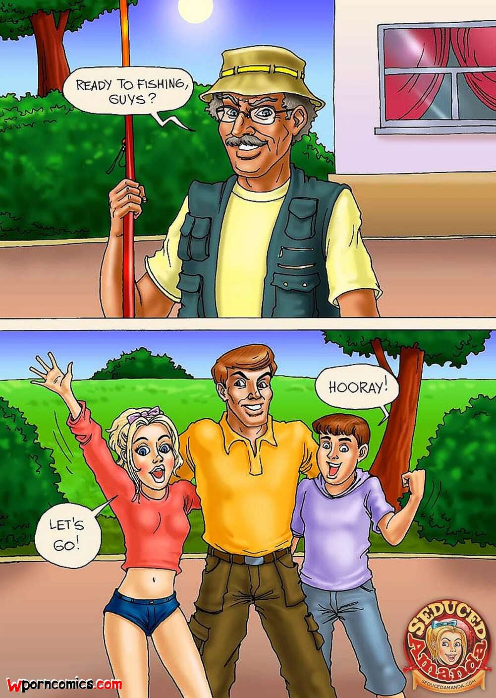 Porn comic Seduced Amanda. Seduced Amanda. A Lovely Fishing
