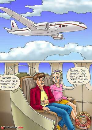 Porn comic Seduced Amanda. Seduced Amanda. Adventure on a Plane