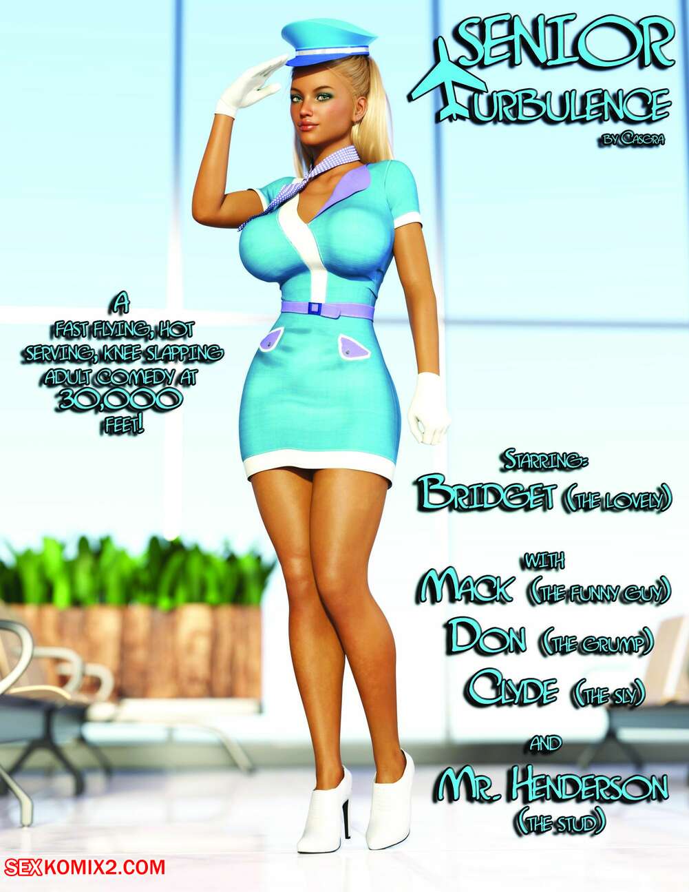 Porn comic Senior Turbulence. Casgra.