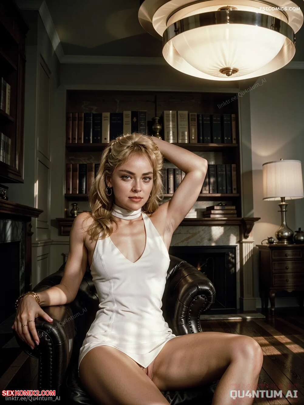 Porn comic Sharon Stone. Basic Instinct 1990s. QuantumAI