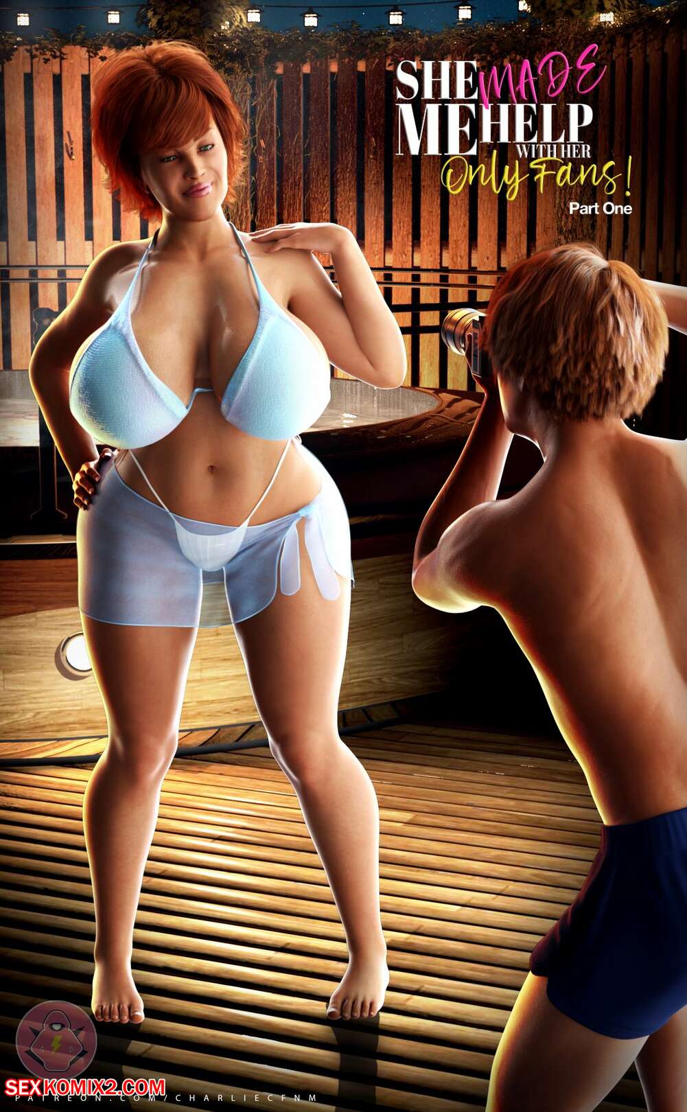 Porn comic She Made Me Help With Her. CHARLIECFNM