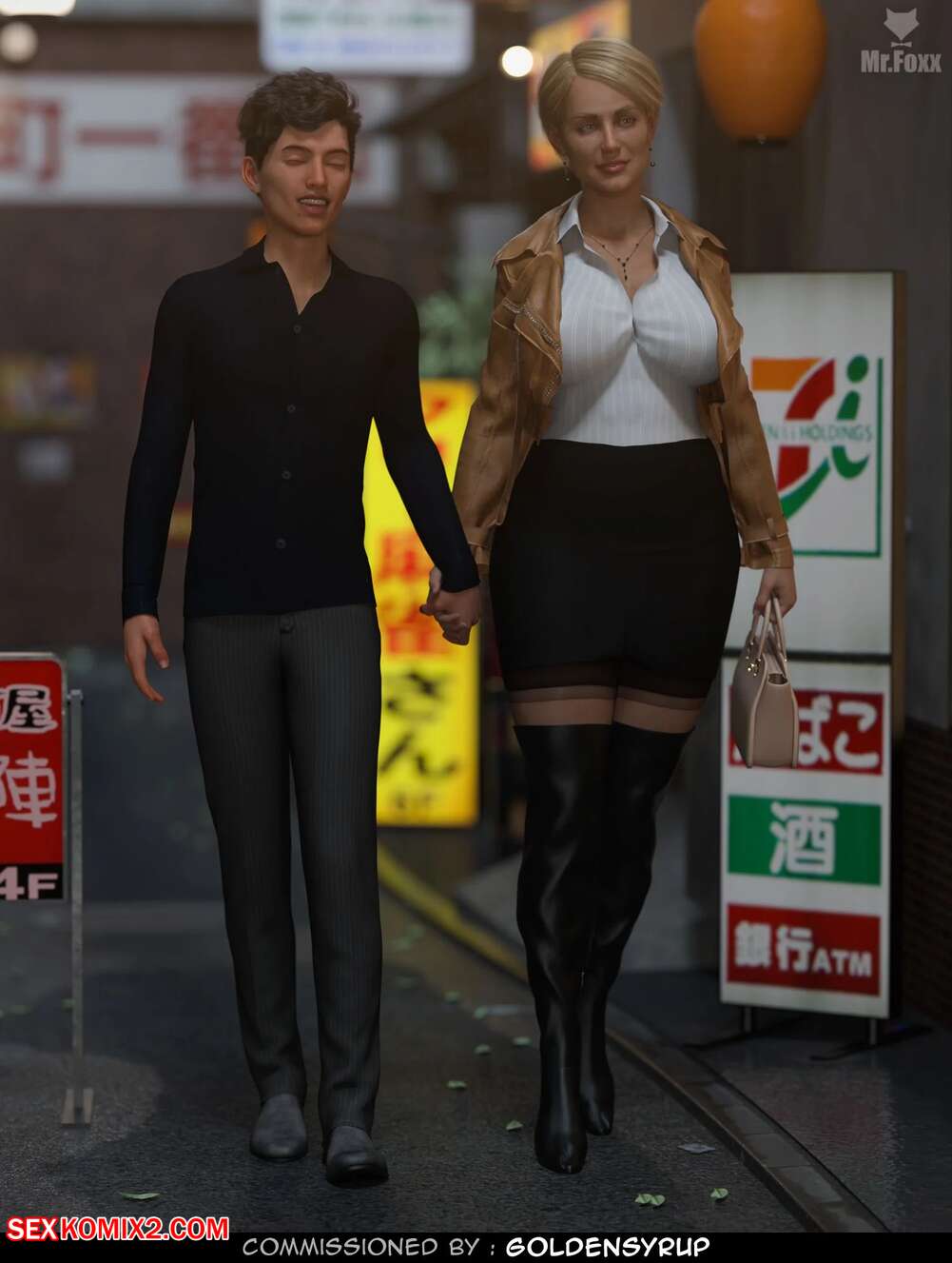 Porn comic Short Sequence. Commission by GoldenSyrup. Mr.FOXX.