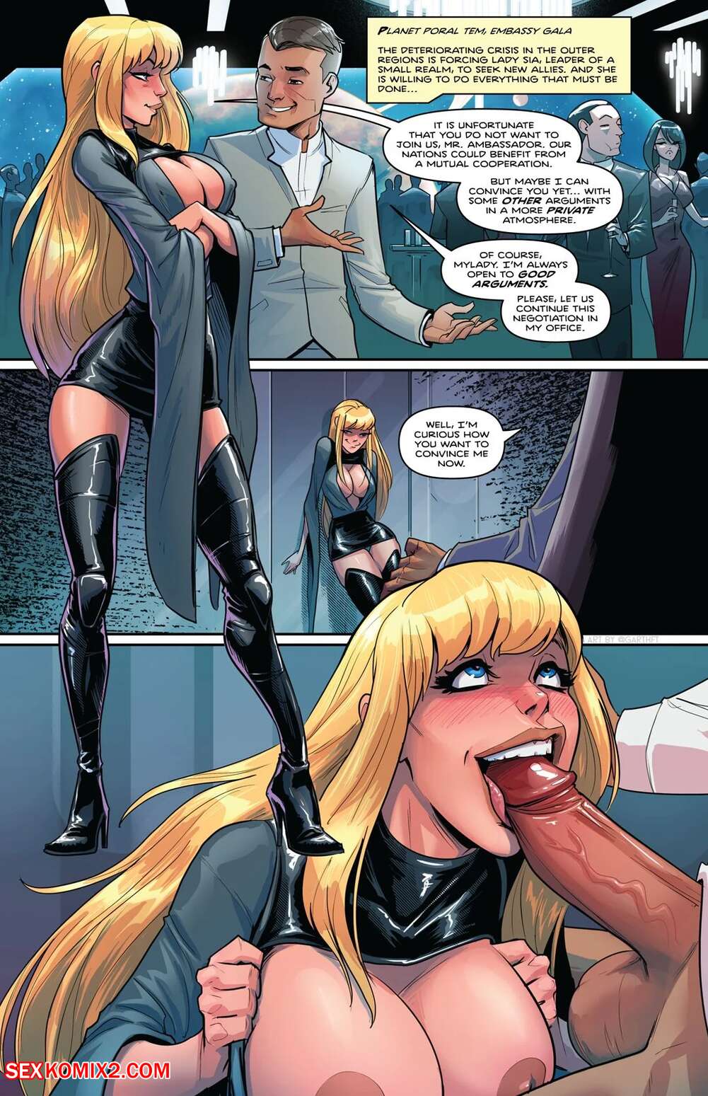 Porn comic Sias Ways Of Diplomacy. TemporalWolf