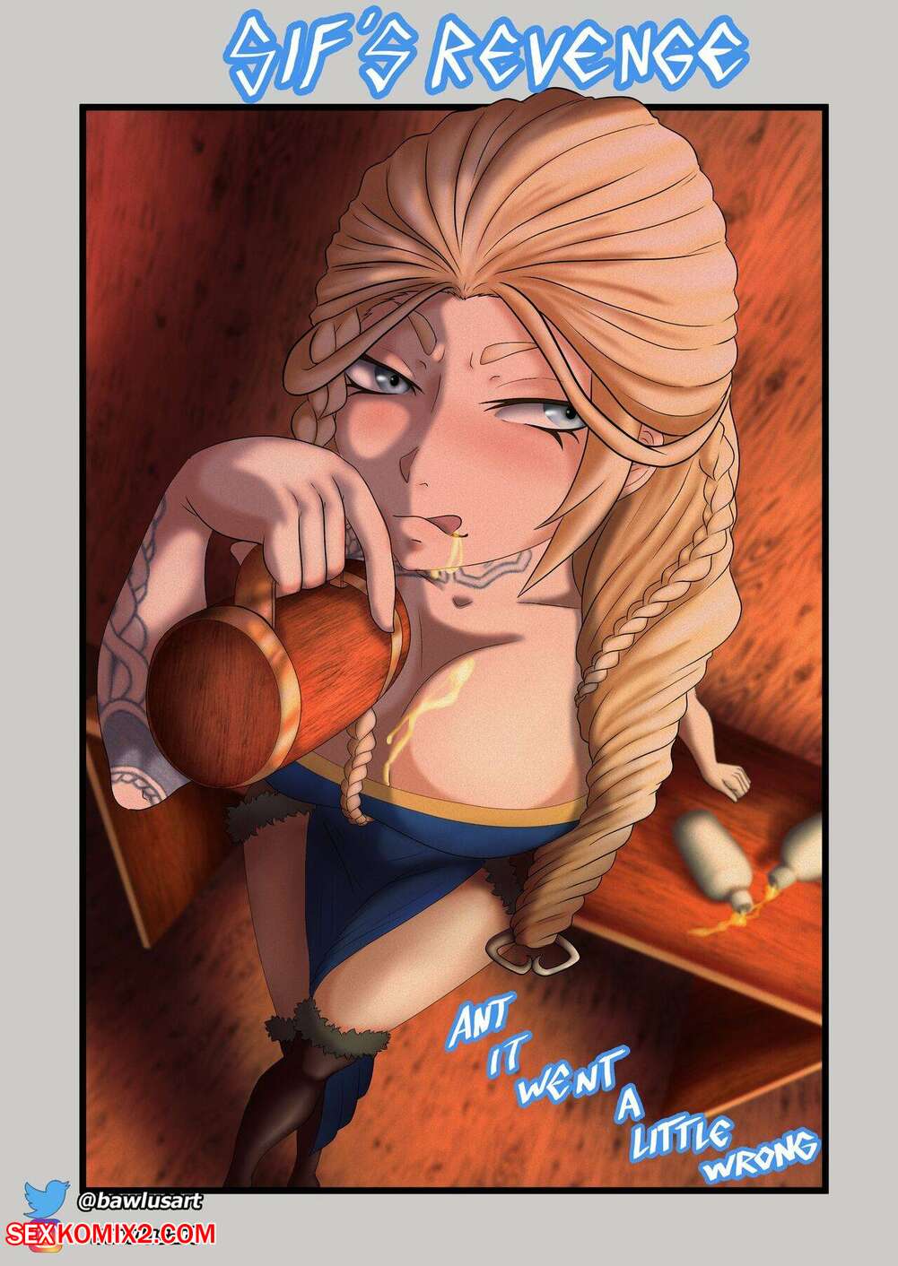 Porn comic Sifs Revenge. God of War. Bawlusart