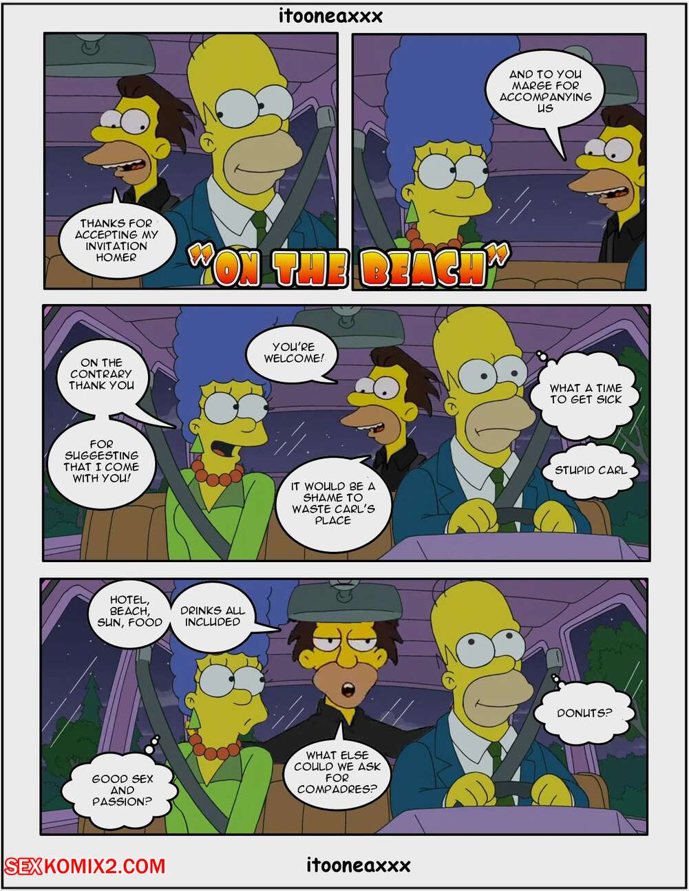 Porn comic Simpsons Comics. IToonEAXXX. Chapter 3 . On The Beach
