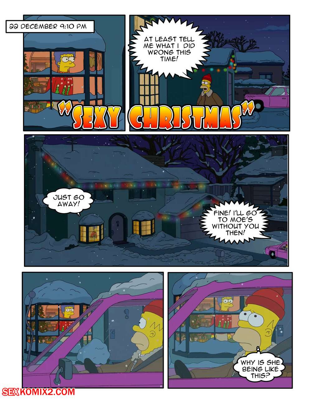 Porn comic Simpsons Comics. Navidad 3. IToonEAXXX.