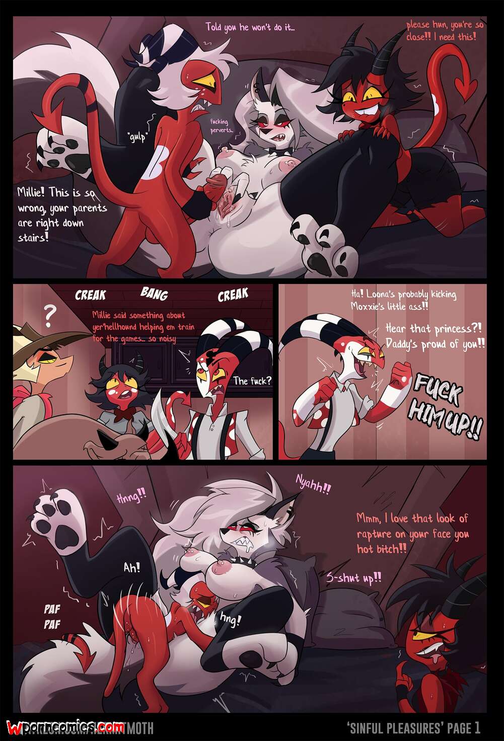 Porn comic Sinful Pleasures. Hermit Moth