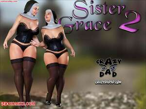 Porn comic Sister Grace. Chapter 2. Crazy Dad 3D