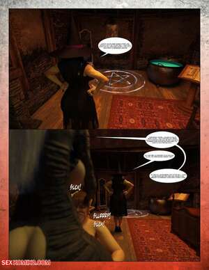 Porn comic Spell. Chapter 4. Moiarte3D.