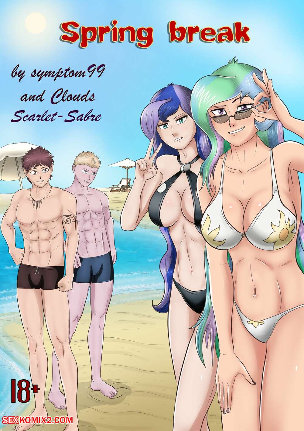 Porn comic Spring Break. Symptom99