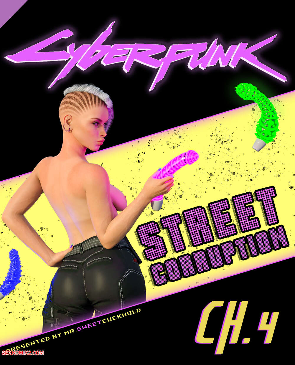 Porn comic Street Corruption. Chapter 4. Cyberpunk 2077. Mr.SweetCuckhold