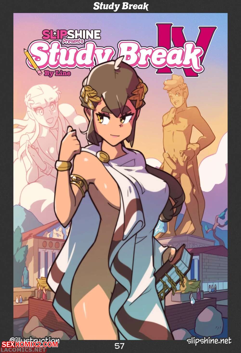 Porn comic Study Break 4. Line