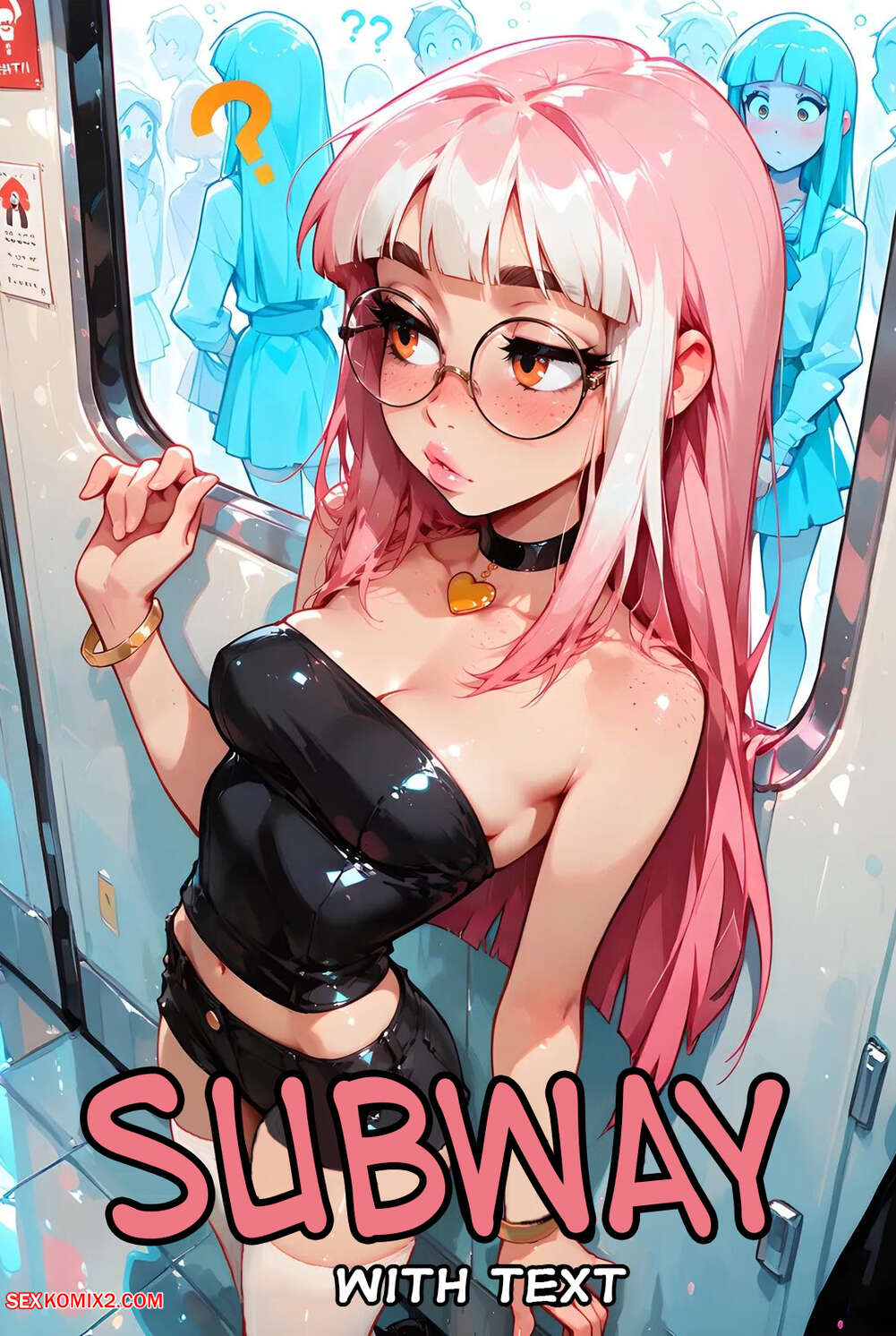 Porn comic Subway. Exclusive with text. ZloyMF