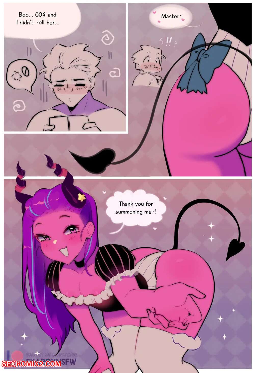 Porn comic Summoning. Skaroy