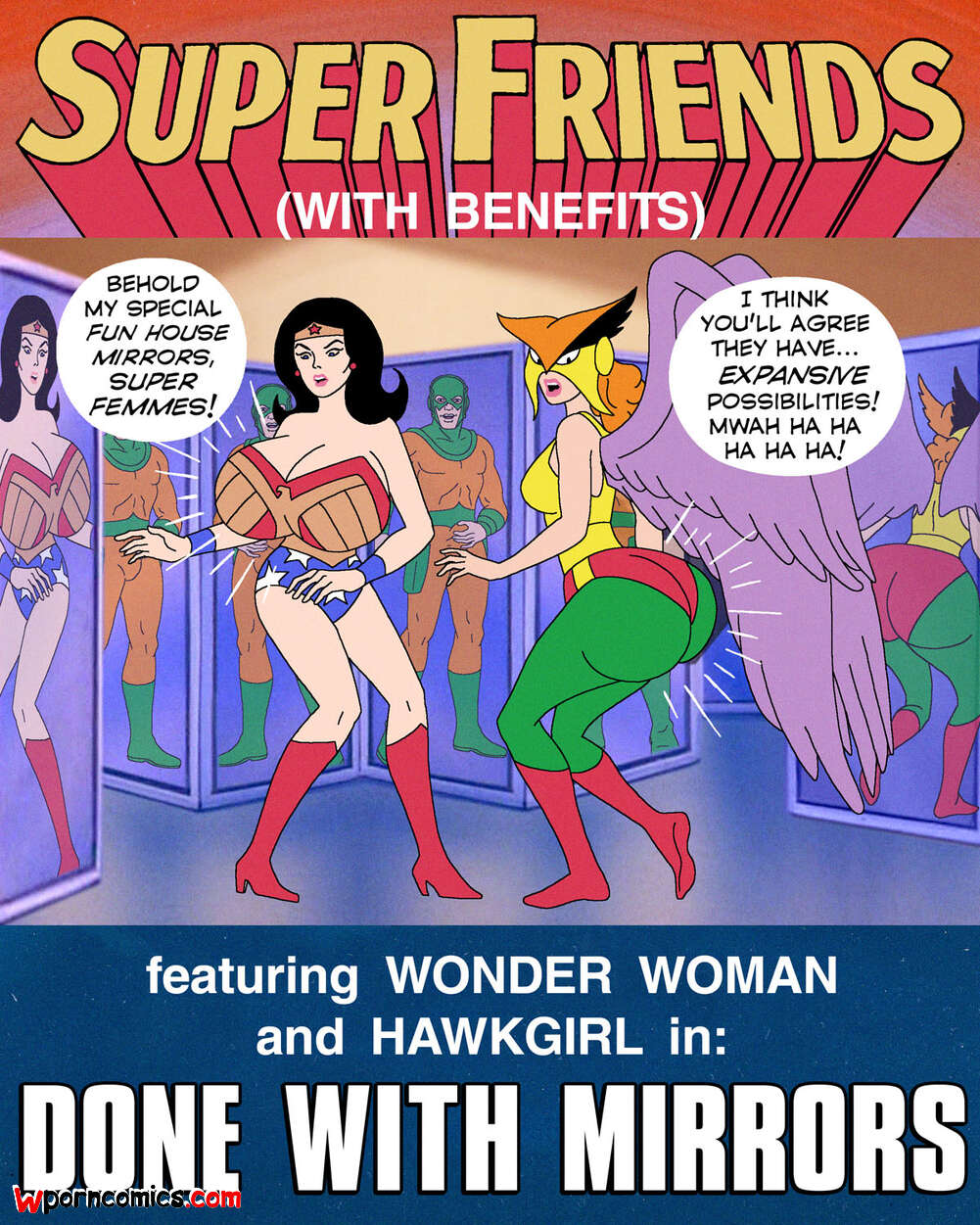 Porn comic Super Friends with Benefits. Done with Mirrors.