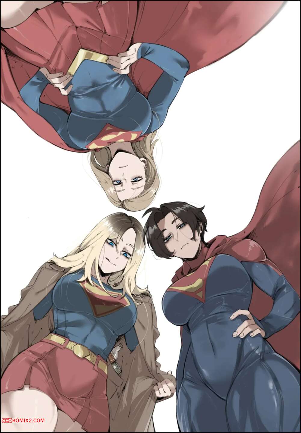 Porn comic Supergirls. Masoq095
