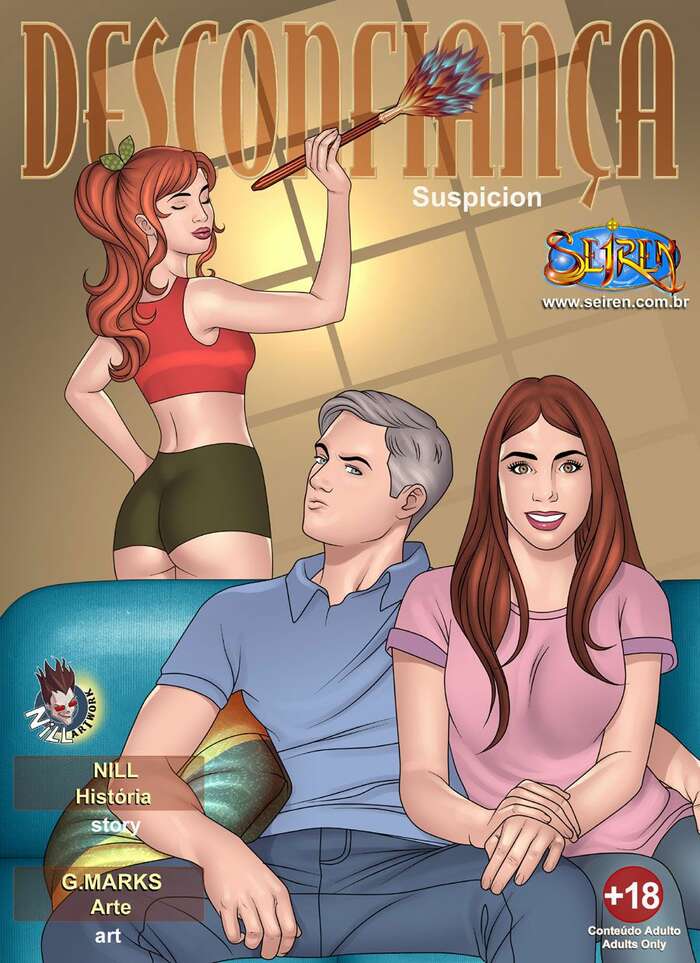 Porn comic Suspicion. Part 1.