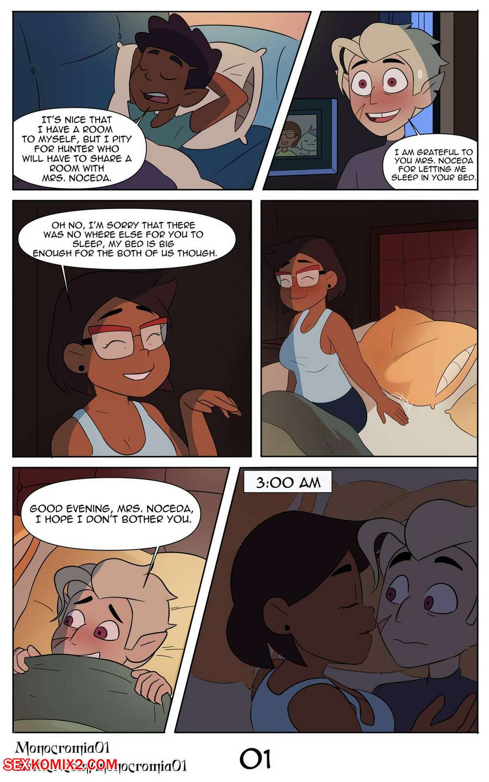 Porn comic Sweet Home. Monocromia01.