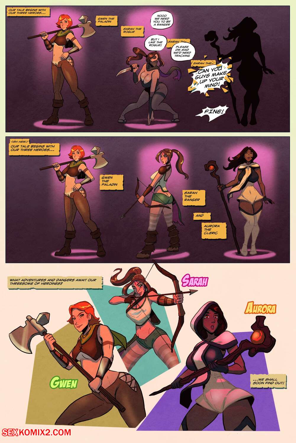 Porn comic Sweet Life. Chapter 1. Dungeons & Dragons. TheDirtyMonkey.