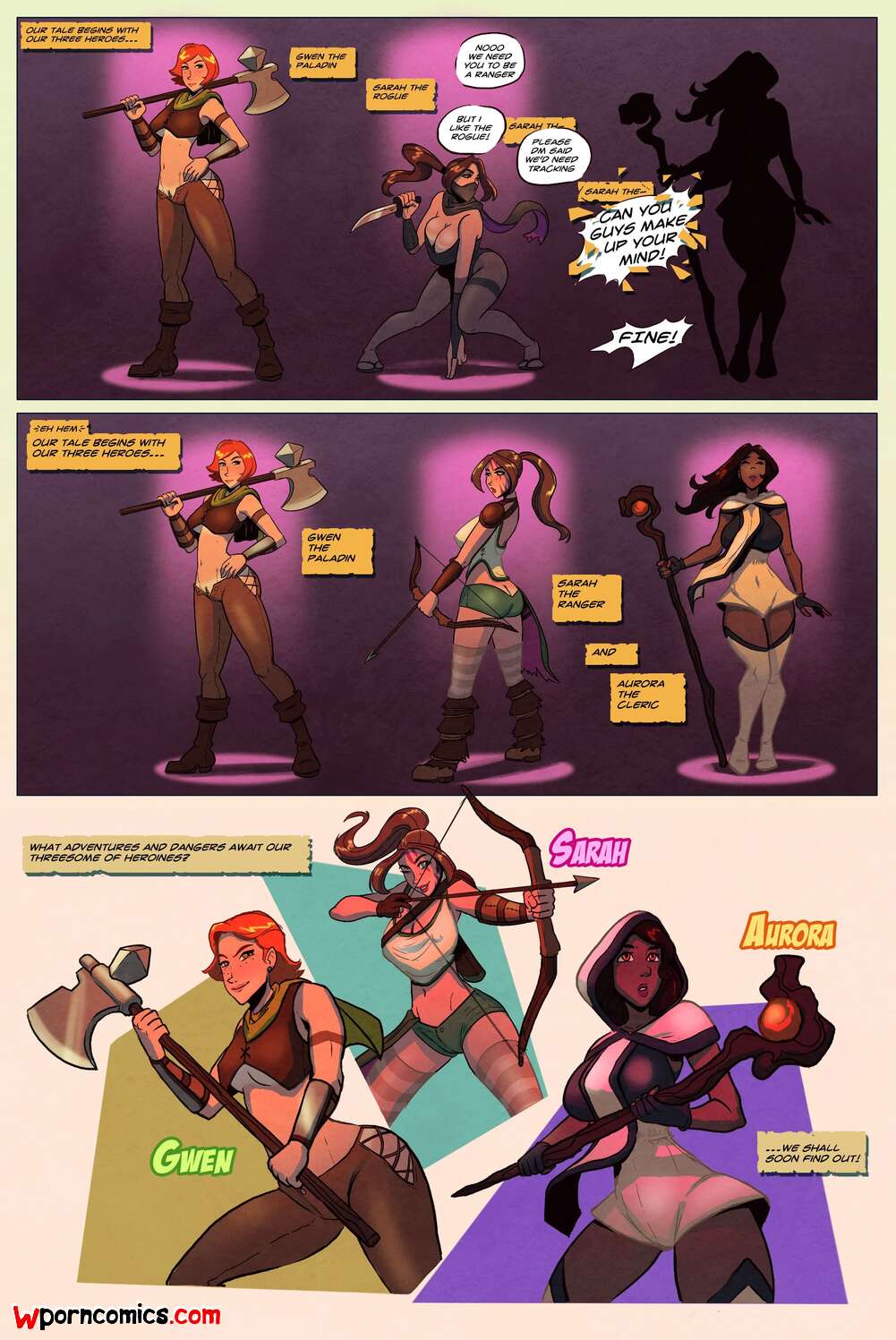 Porn comic Sweet Life. Chapter 1. Dungeons and Dragons. TheDirtyMonkey.