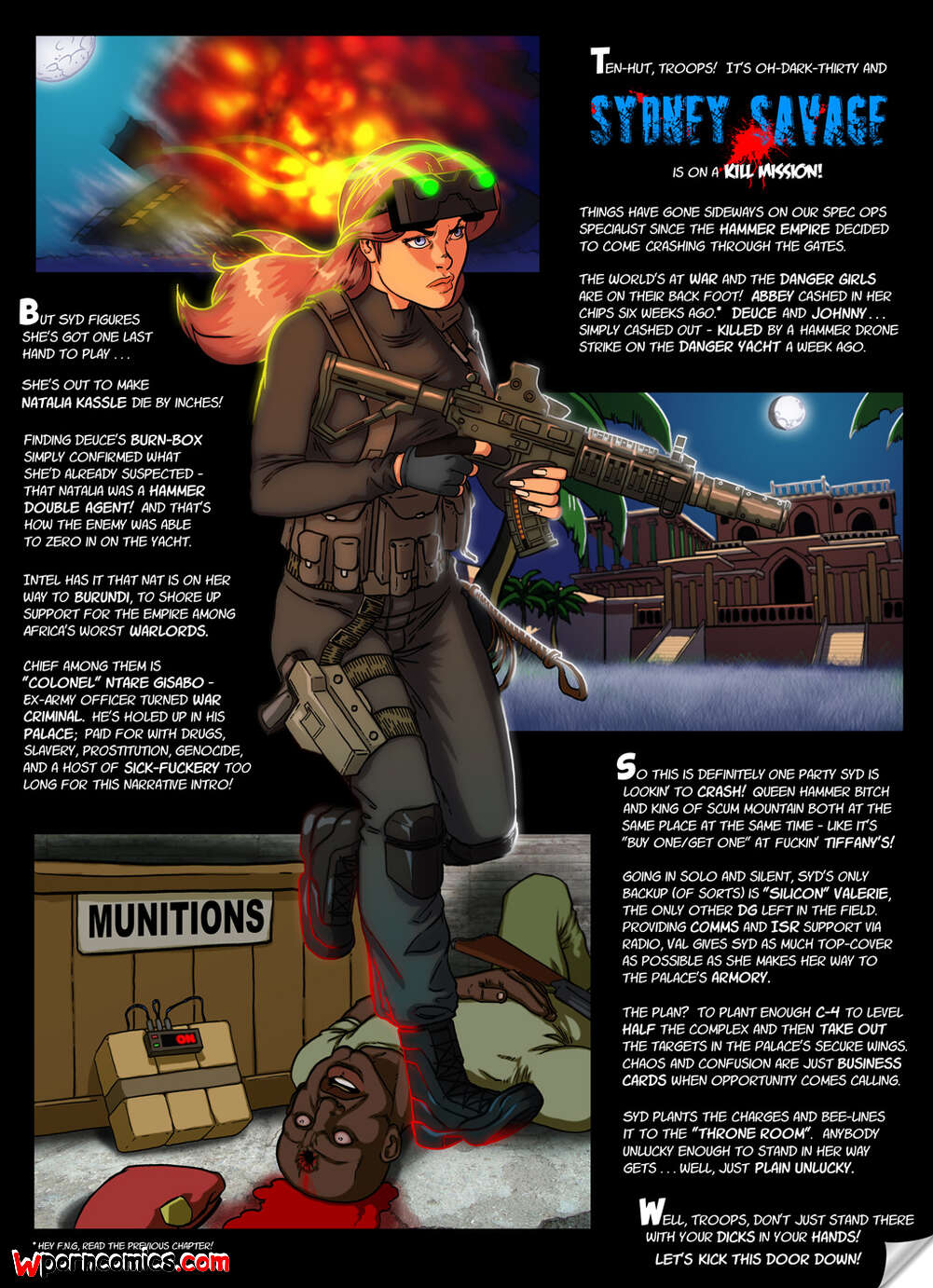 Porn comic Sydney and Gisabo. Studio Pirrate.