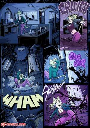 Porn comic Symbiote Catgirl. Seeping Ooze