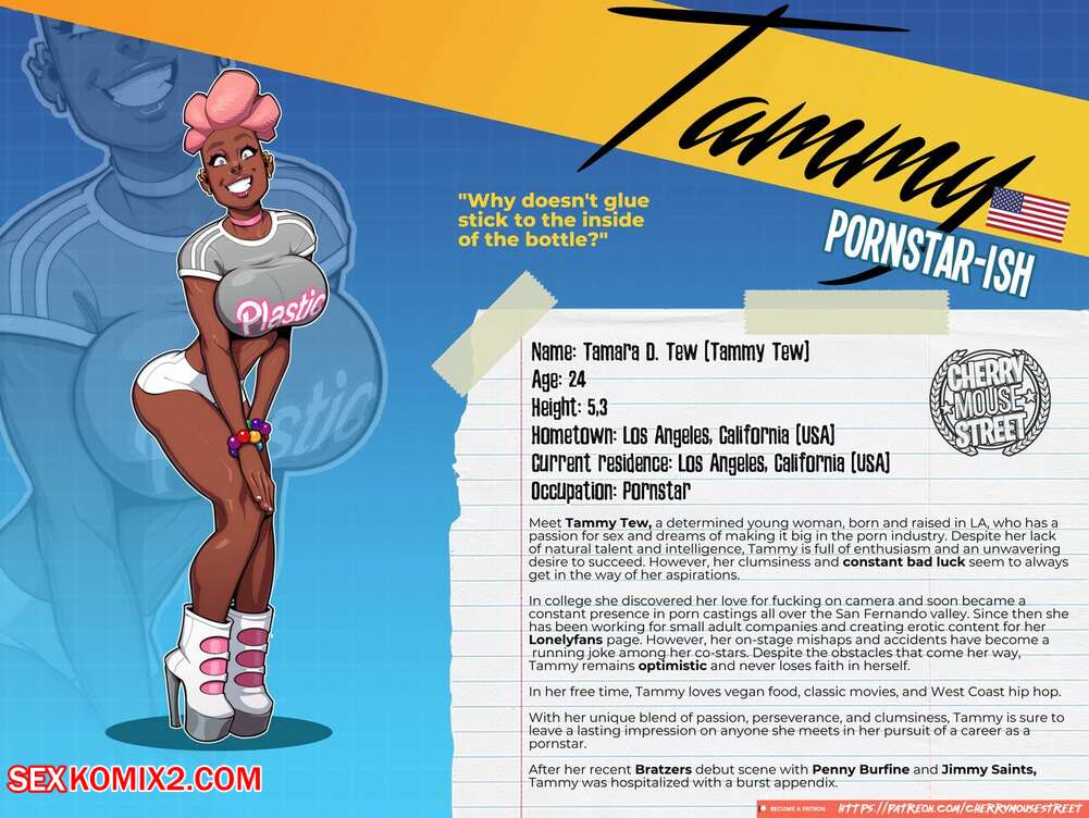 Porn comic Tammy Tew. Cherry Mouse Street