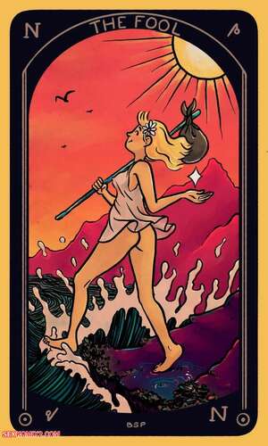 Porn comic Tarot cards. BeeSpaceProgram.