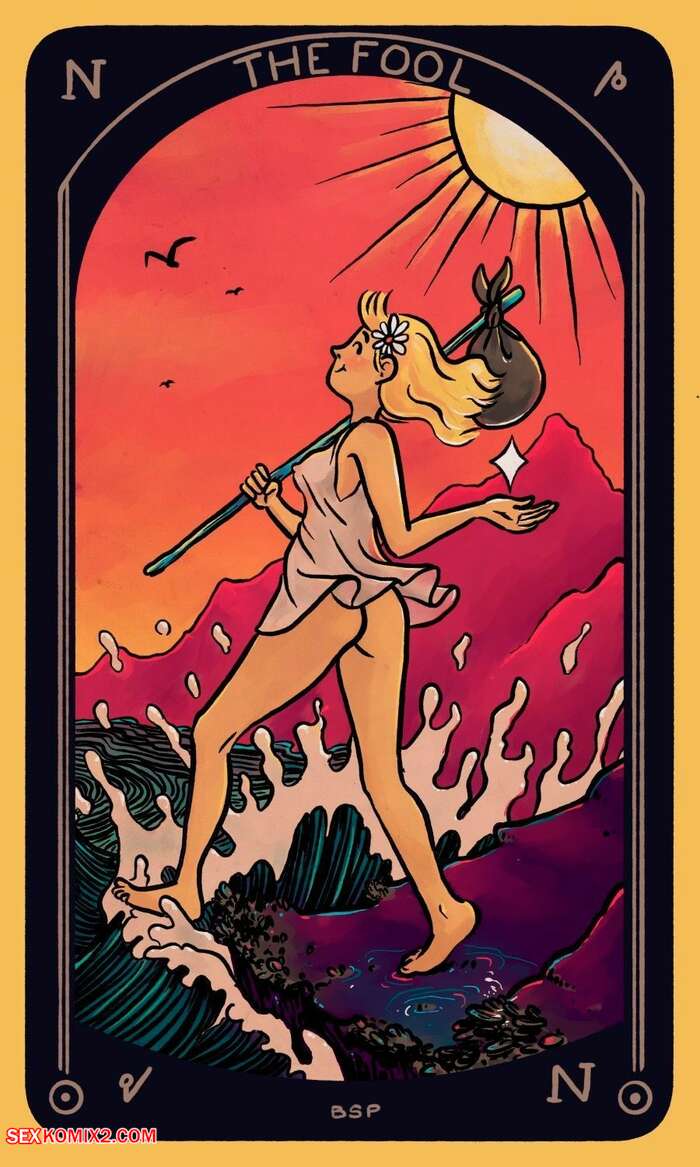 Porn comic Tarot cards. BeeSpaceProgram.