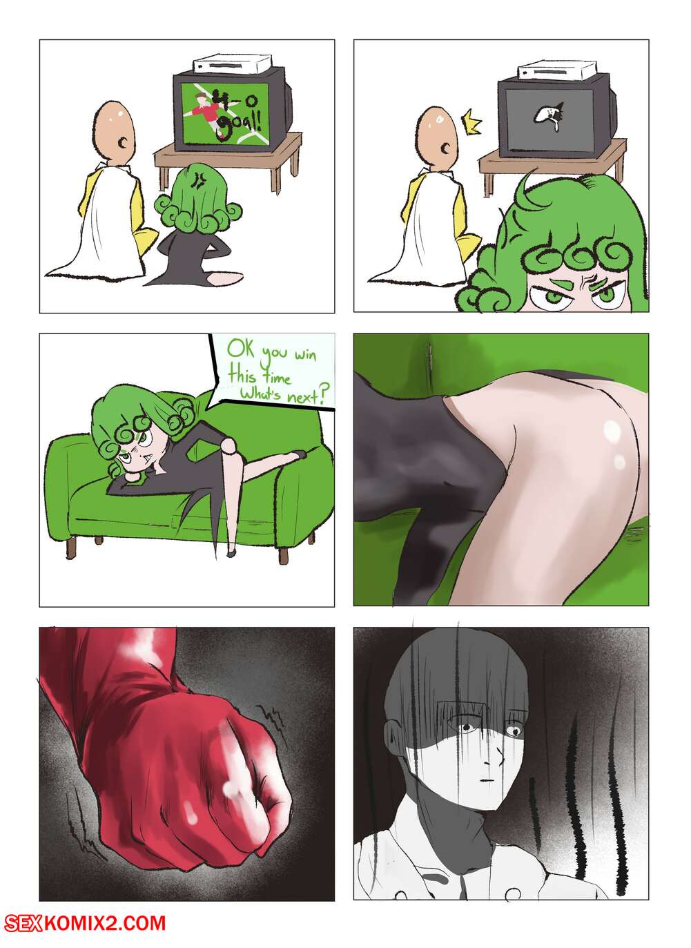 Porn comic Tatsumaki x Saitama. Clovernuts
