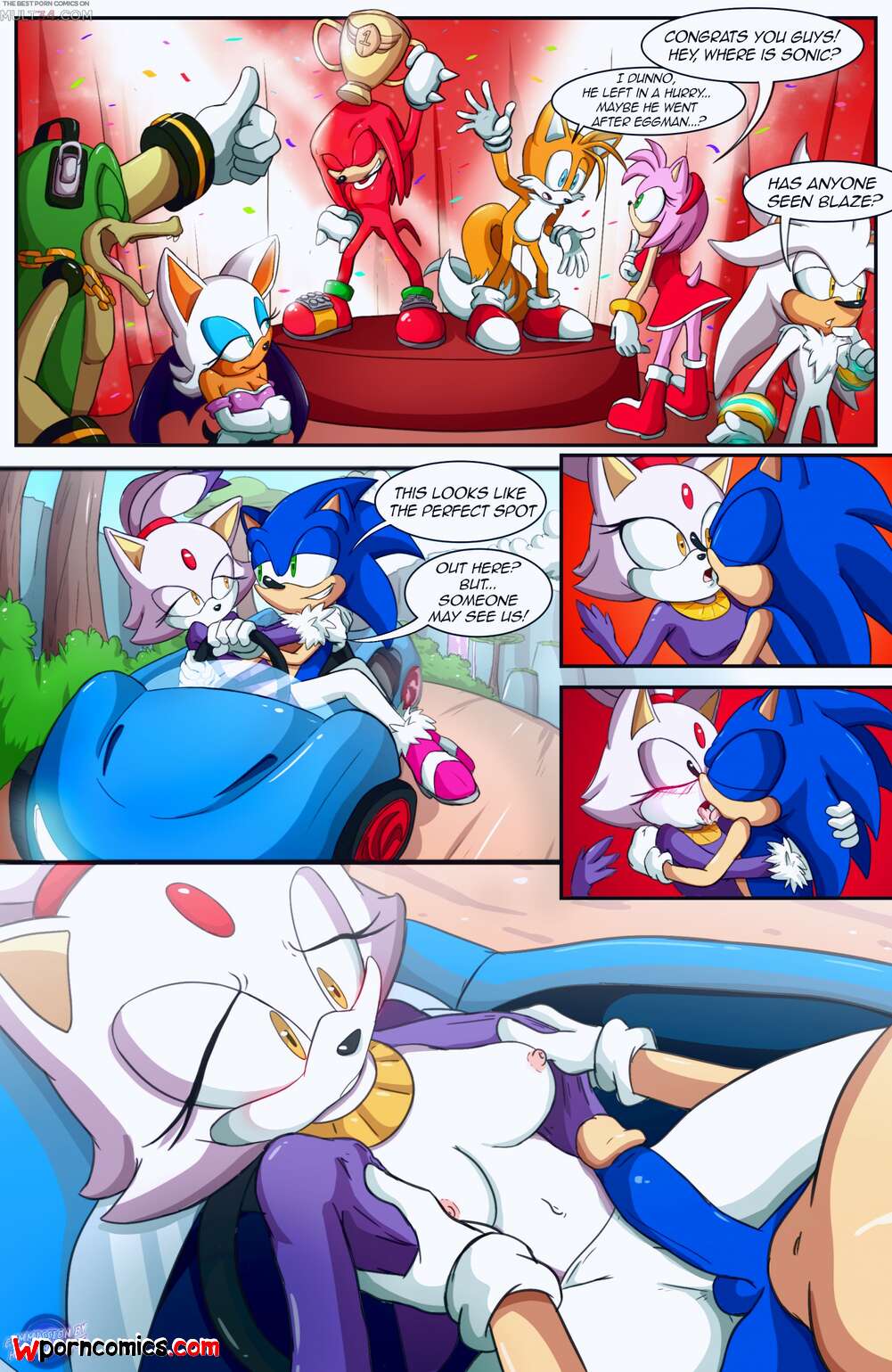 Porn comic Team Sonic Racing