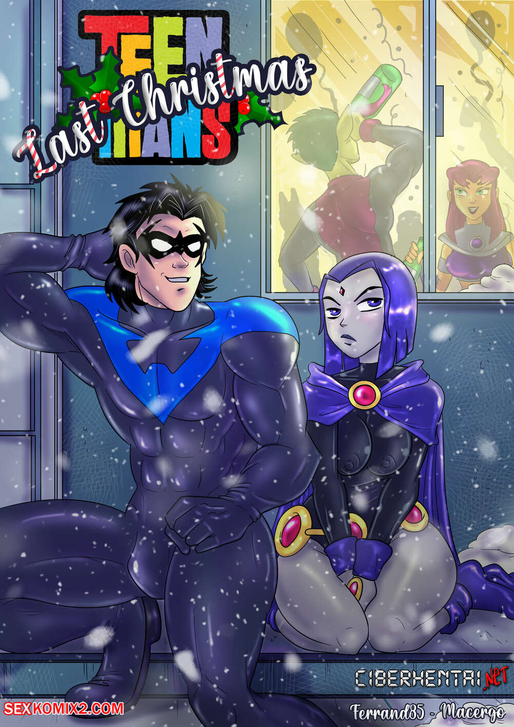 Porn comic Teen Titans. Last Christmas. Macergo.