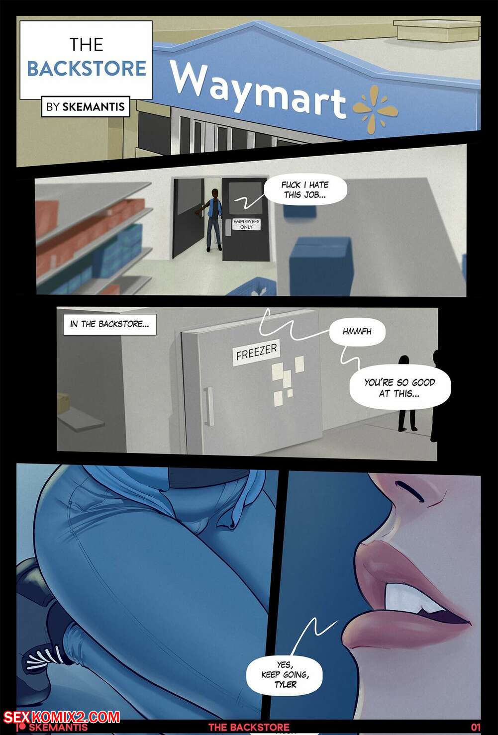 Porn comic The Backstore. Skemantis.