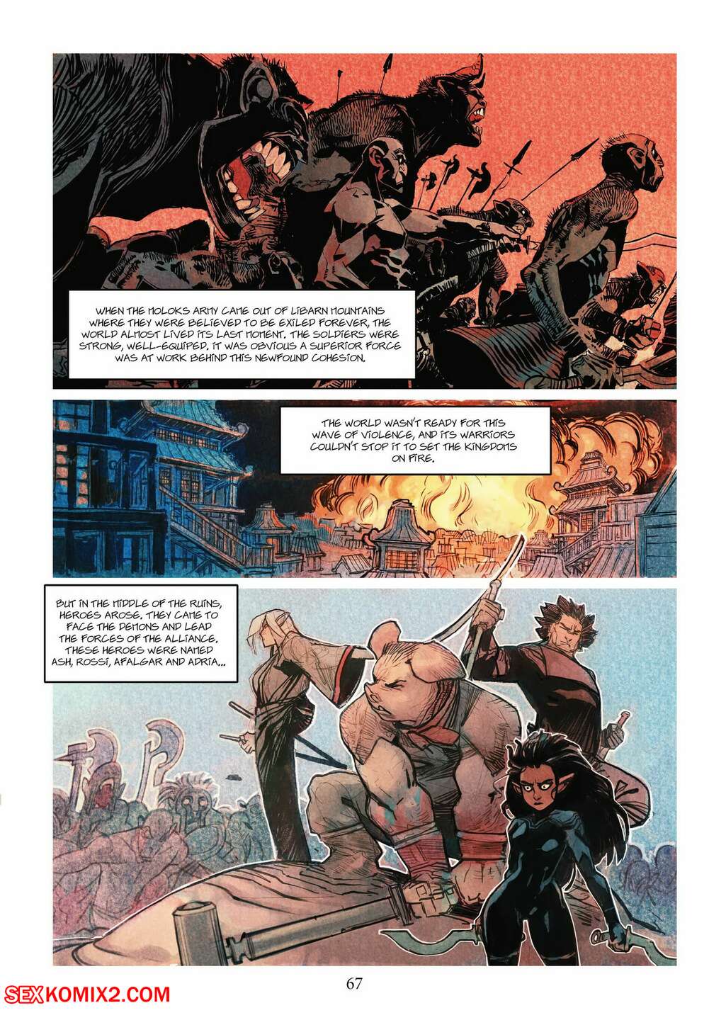 Porn comic The Battle For Crimsonfall. Chapter 1. JJFrenchie.