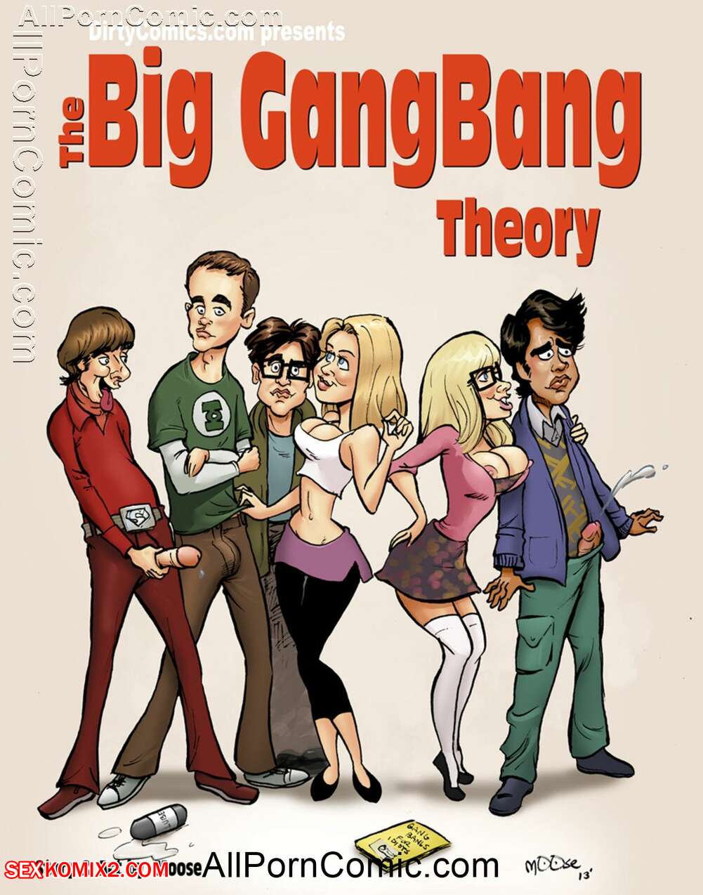 Porn comic The Big Bang Theory. Chapter 1. The Big Bang Theory. Dirty Comics.