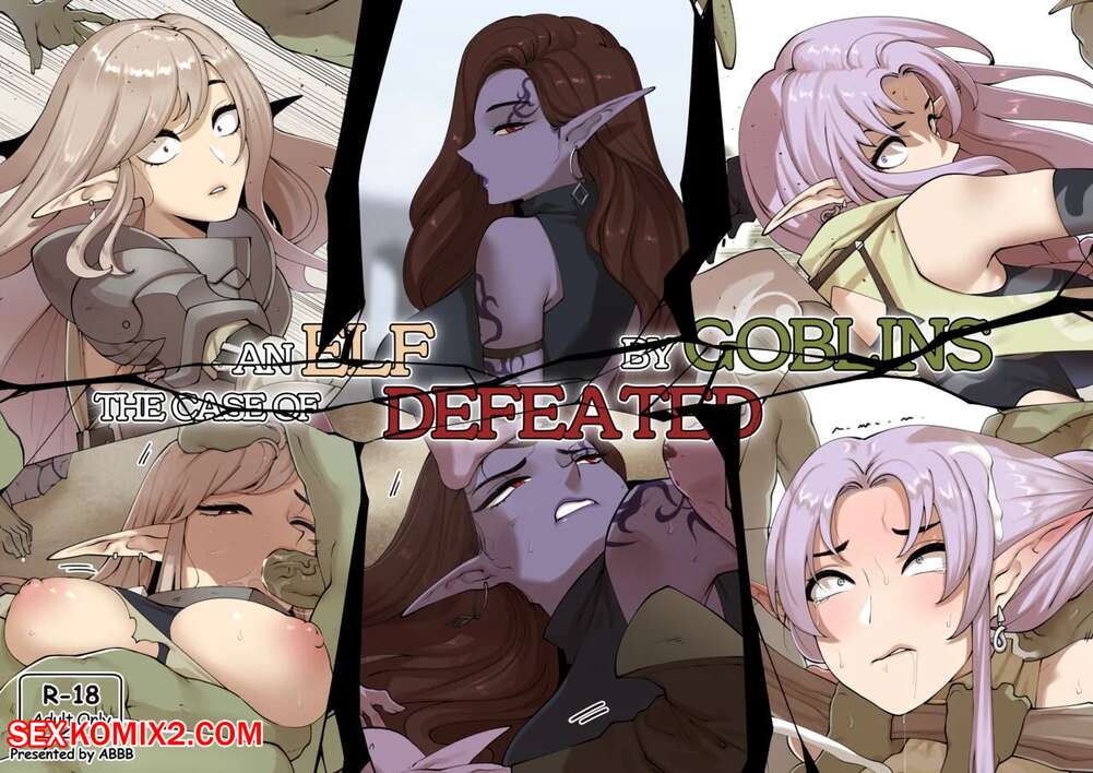 Porn comic The Case of an Elf Defeated by Goblins. ABBB