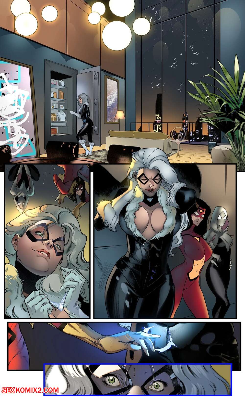 Porn comic The Cat and the Spiders. Chapter 1. SpiderMan. XGeek.